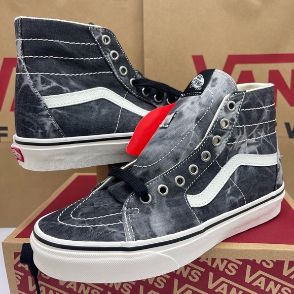 Vans WMNS Sk8-Hi Tapered (Denim Destroy)Black/ Marshmallow Sneakers
VN0A4U169FL - Picture 11 of 16